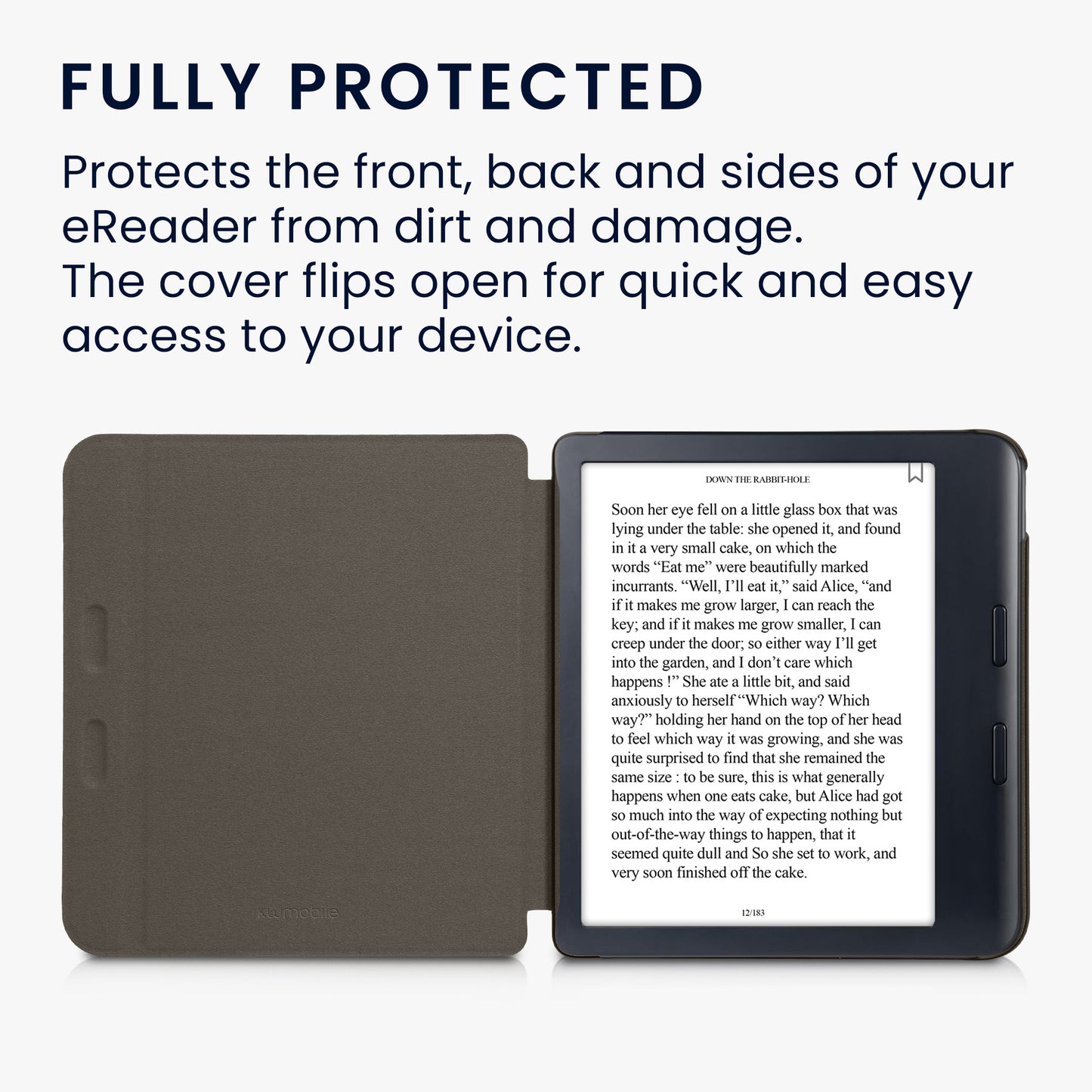 kwmobile Case compatible with Kobo Libra Colour / Tolino Vision Color eReader Protective Cover Case