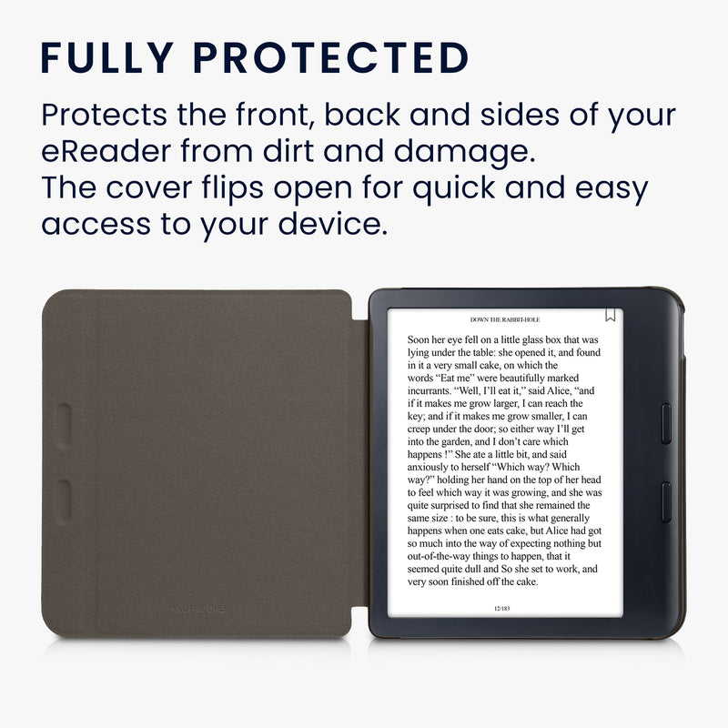 kwmobile Case compatible with Kobo Libra Colour / Tolino Vision Color eReader Protective Cover Case