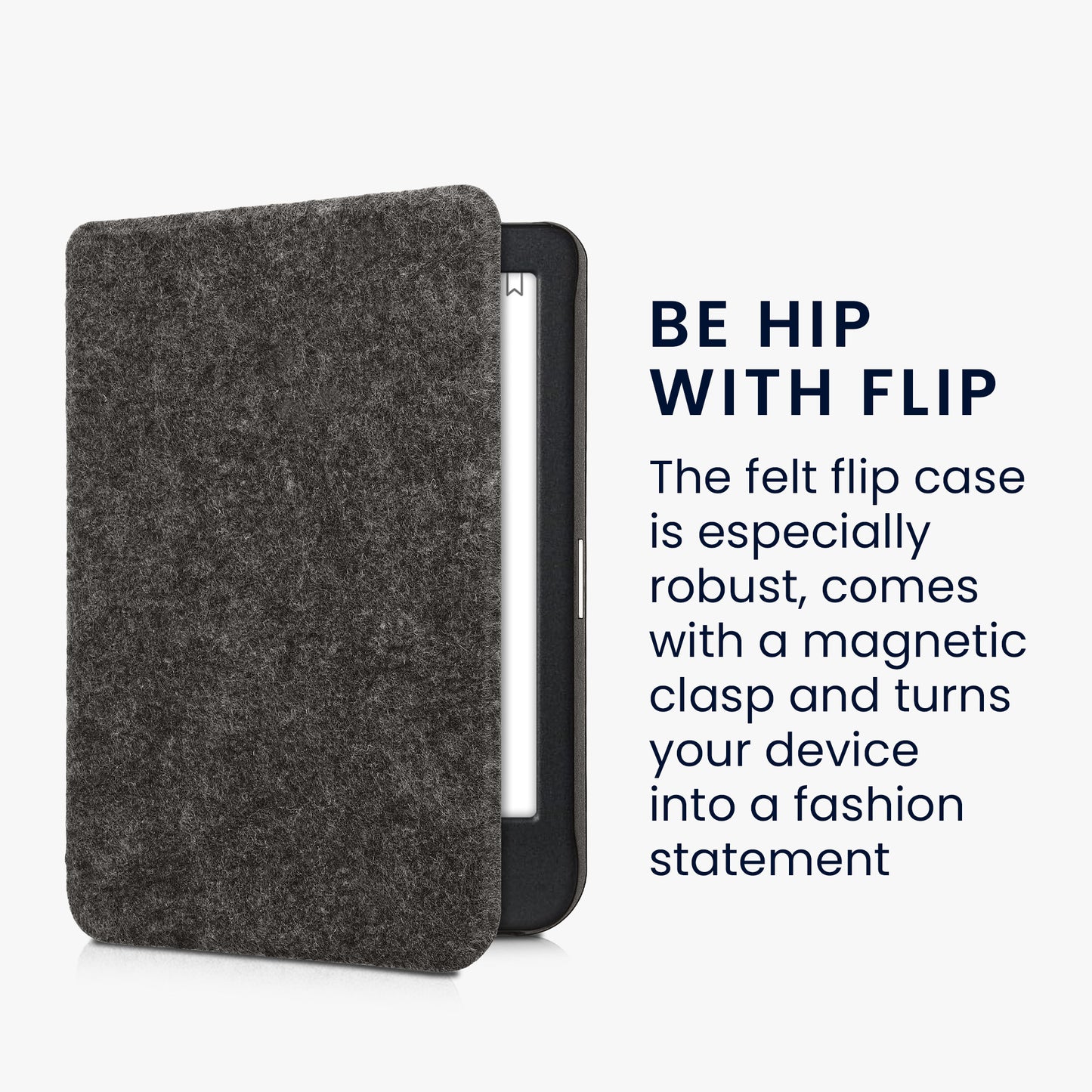 kwmobile Case compatible with Kobo Clara BW / Clara Colour / Tolino Shine (5) / Shine Color eReader Protective Cover Case