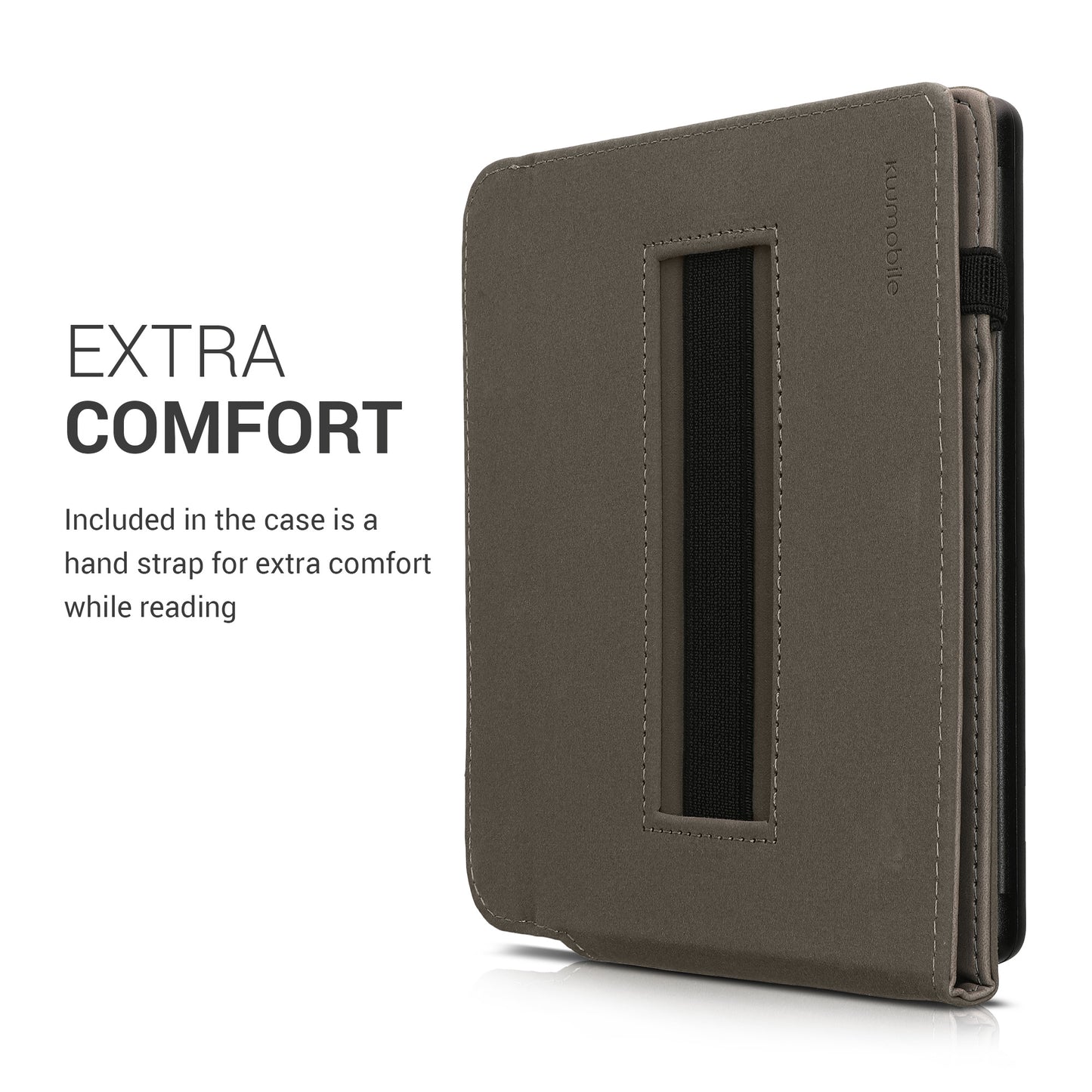 kwmobile Case Compatible with Kobo Libra Colour / Tolino Vision Color - Loop Stand - e-Reader Protective Cover