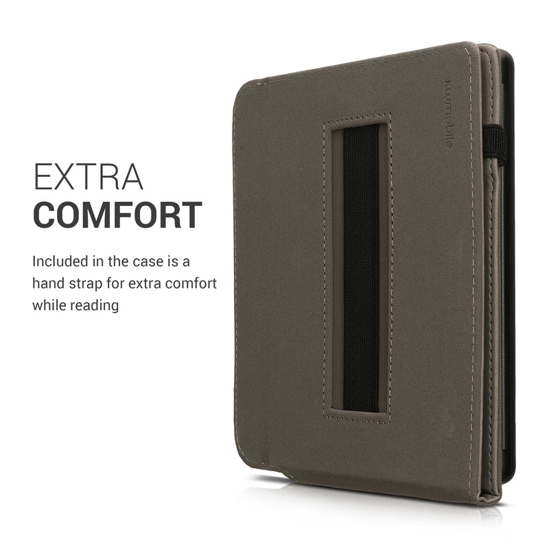 kwmobile Case Compatible with Kobo Libra Colour / Tolino Vision Color - Loop Stand - e-Reader Protective Cover