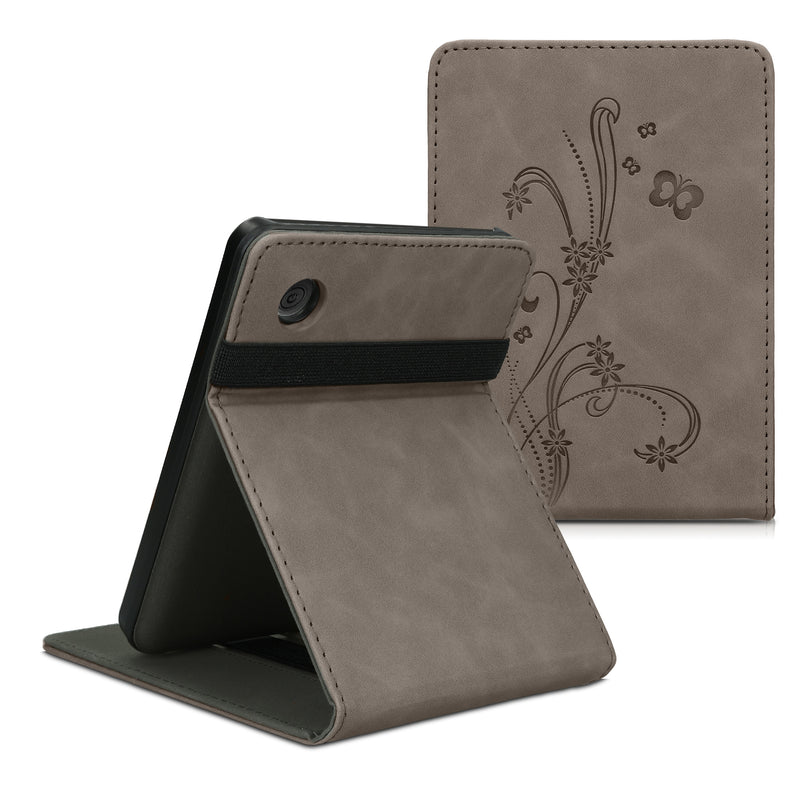 kwmobile Case Compatible with Kobo Clara BW / Clara Colour / Tolino Shine (5) / Shine Color - Loop Stand - e-Reader Protective Cover