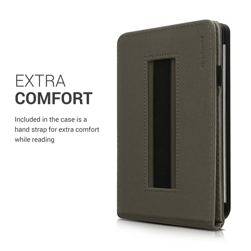 kwmobile Case Compatible with Kobo Clara BW / Clara Colour / Tolino Shine (5) / Shine Color - Loop Stand - e-Reader Protective Cover