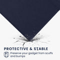 kwmobile Foldable Case Compatible with Kobo Kobo Libra Colour / Tolino Vision Color Case - eReader Protective Cover with Loop