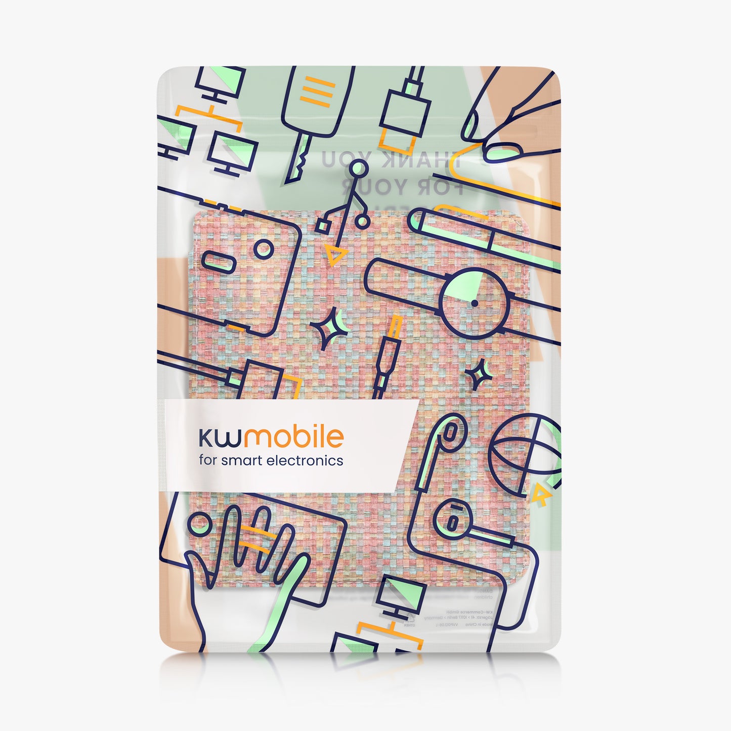 kwmobile Foldable Case Compatible with Kobo Kobo Libra Colour / Tolino Vision Color Cover - eReader Case