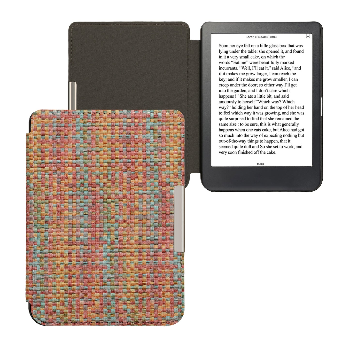 kwmobile Foldable Case compatible with Kobo Clara BW / Clara Colour / Tolino Shine (5) / Shine Color Case - eReader Case