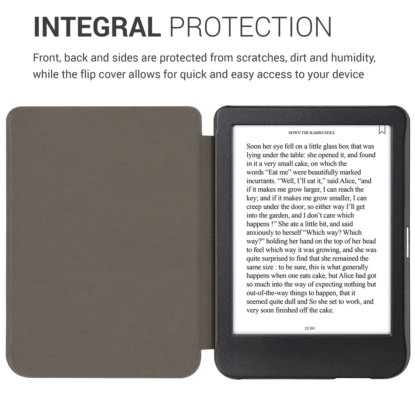 kwmobile Case Compatible with Kobo Clara BW / Clara Colour / Tolino Shine (5) / Shine Color eReader Protective Cover Case