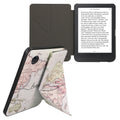 kwmobile Protective Case compatible with Kobo Clara BW / Clara Colour / Tolino Shine (5) / Shine Color - Faux Leather Cover - eReader Case