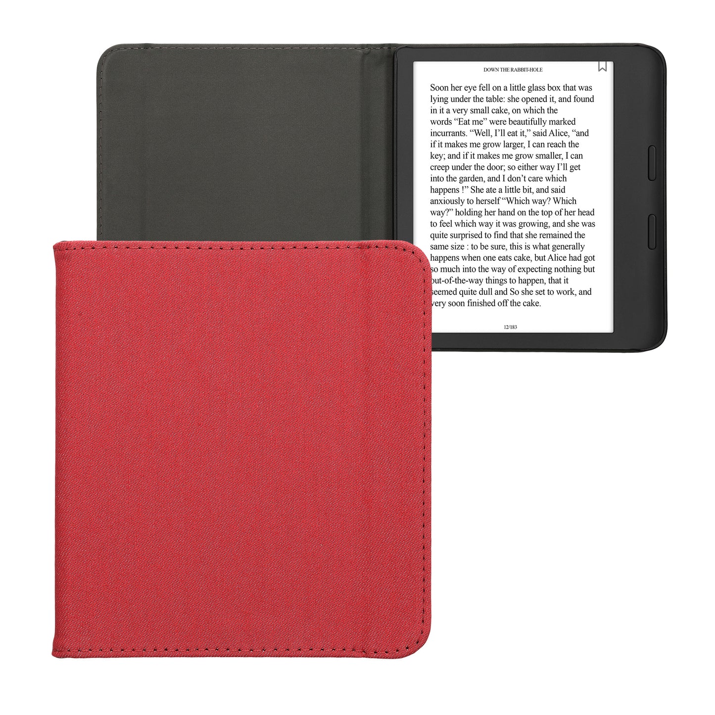 kwmobile Foldable Case compatible with Kobo Libra Colour / Tolino Vision Color - Protective Cover e-Reader - eReader Case