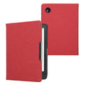 kwmobile Klapphülle kompatibel mit Kobo Clara BW / Clara Colour / Tolino Shine (5) / Shine Color - Schutzhülle e-Reader - Hülle eReader - Rot Rot  