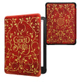 kwmobile Klapphülle kompatibel mit Amazon Kindle Paperwhite (2024)/Colorsoft Hülle - eReader Case - Buchcover Good Story Gelb Orange Rot Gelb  [dsg13]