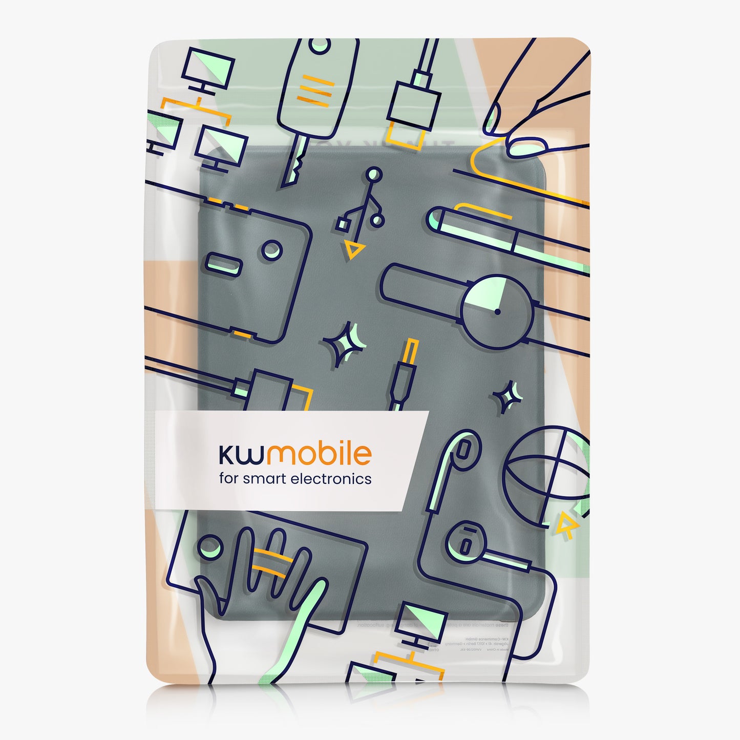 kwmobile Case Compatible with Amazon Kindle Paperwhite (2024)/Colorsoft - Faux Leather eReader Protective Cover Case
