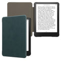 kwmobile Case Compatible with Amazon Kindle Paperwhite (2024)/Colorsoft - Faux Leather eReader Protective Cover Case