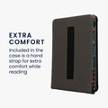 kwmobile Case Compatible with Amazon Kindle Paperwhite (2024) - Case with Hand Strap and Stand