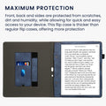 kwmobile Case Compatible with Amazon Kindle Scribe (2024) Flip Case with Hand Strap Cover