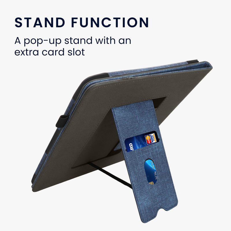 kwmobile Case Compatible with Amazon Kindle Scribe (2024) Flip Case with Hand Strap Cover