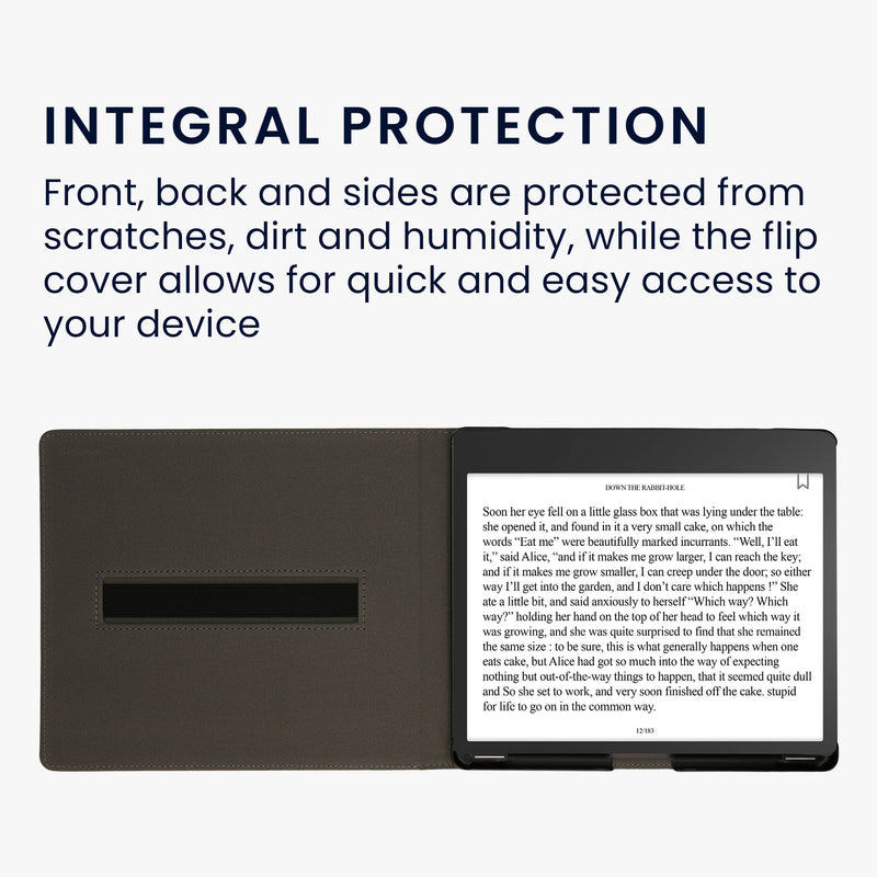 kwmobile Cover compatible with Amazon Kindle Scribe (2024) - Case with Loop and Stand