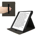 kwmobile Hülle kompatibel mit Amazon Kindle Scribe (2024) Hülle - Case mit Schlaufe und Ständer - Bibliothek Motto Mehrfarbig Mehrfarbig  [dsg03]