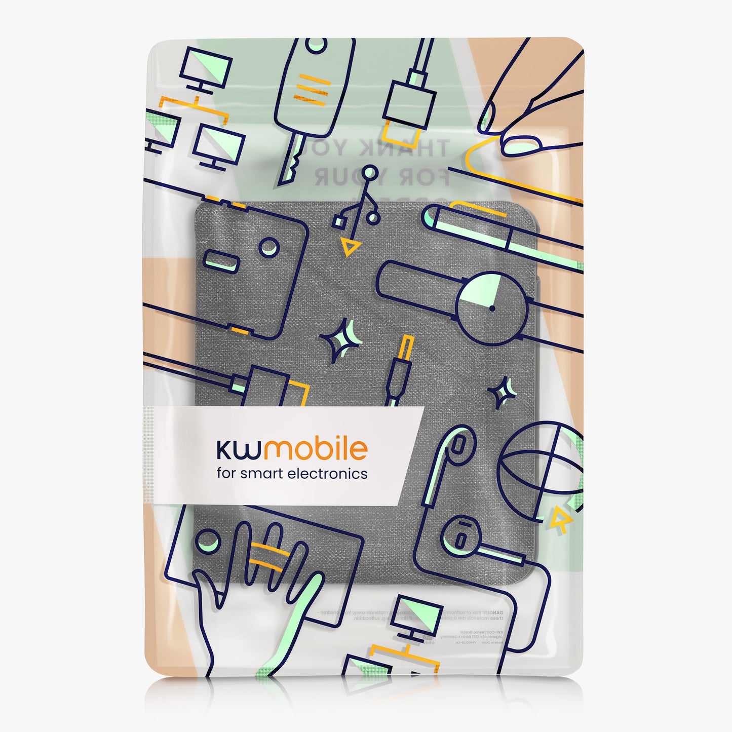 kwmobile Case compatible with Kobo Kobo Libra Colour / Tolino Vision Color Protective Cover Case