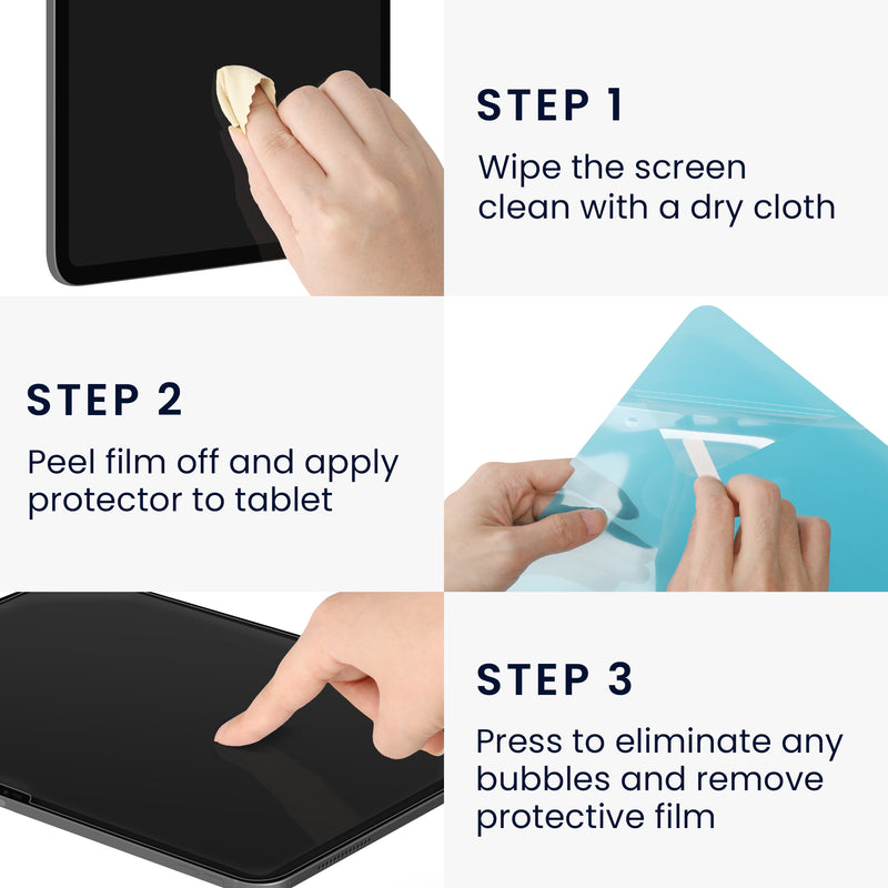 kwmobile Screen Protector compatible with Samsung Galaxy Tab S7 FE Paper Feel Film Tablet Full Screen Paper Feel Cover Tablet Display Film Paper Feel
