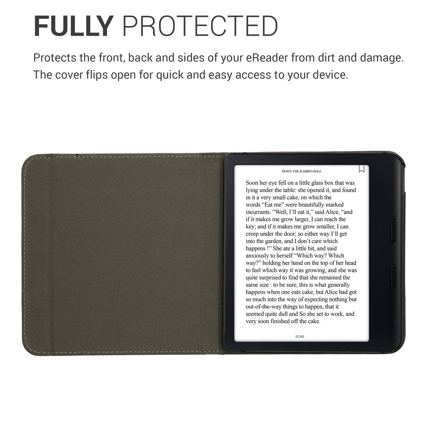 kwmobile Case compatible with Kobo Libra Colour / Tolino Vision Color eReader Protective Cover Case