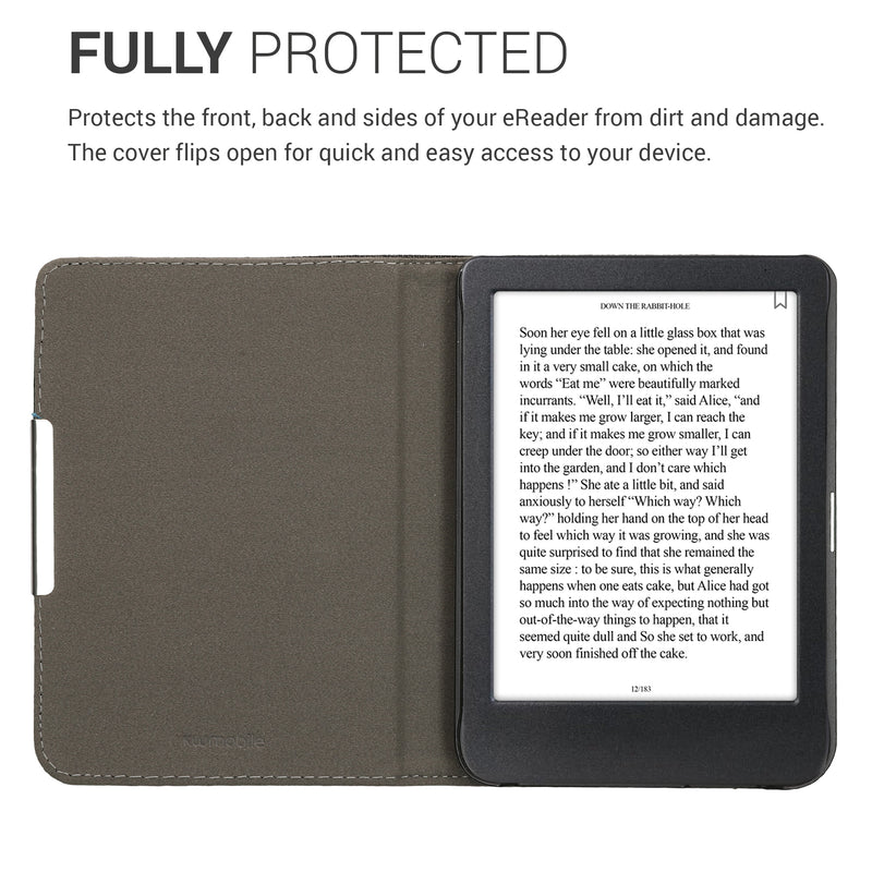 kwmobile Case Compatible with Kobo Clara BW / Clara Colour / Tolino Shine (5) / Shine Color eReader Protective Cover Case