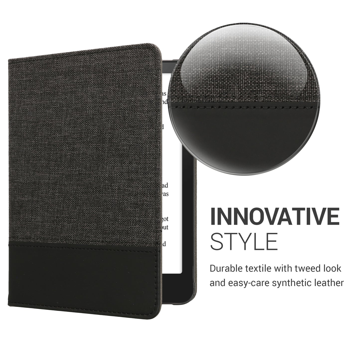 kwmobile Case Compatible with Amazon Kindle Paperwhite (2024) eReader Protective Cover Case