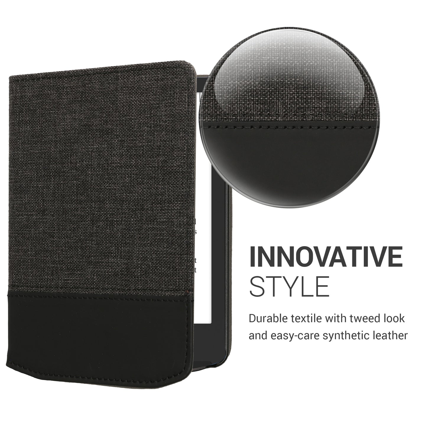 Canvas Case compatible with Pocketbook Verse / Verse Lite / Verse Pro / Color / Vivlio Light/Light HD