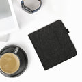 kwmobile Flip Case compatible with Kobo Kobo Libra Colour / Tolino Vision Color - Front Pocket Hand Strap