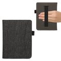 kwmobile Flip Case compatible with Kobo Clara BW / Clara Colour / Tolino Shine (5) / Shine Color - Front Pocket Hand Strap