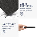 kwmobile Flip Case compatible with Kobo Clara BW / Clara Colour / Tolino Shine (5) / Shine Color - Front Pocket Hand Strap