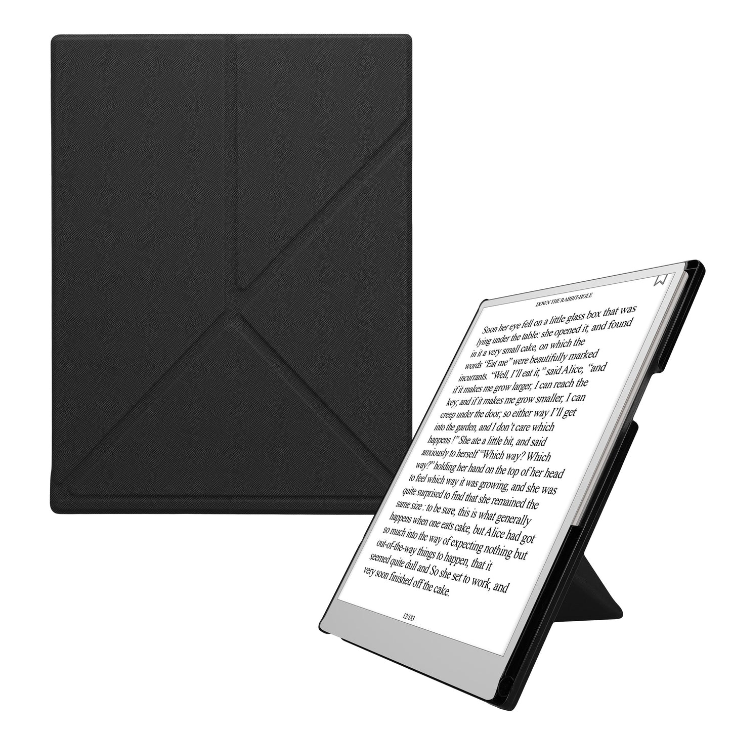 kwmobile Protective Case Compatible with Remarkable Paper Pro Cover Case for Tablet with Stand Function Tablet Cover with Stylus Holder