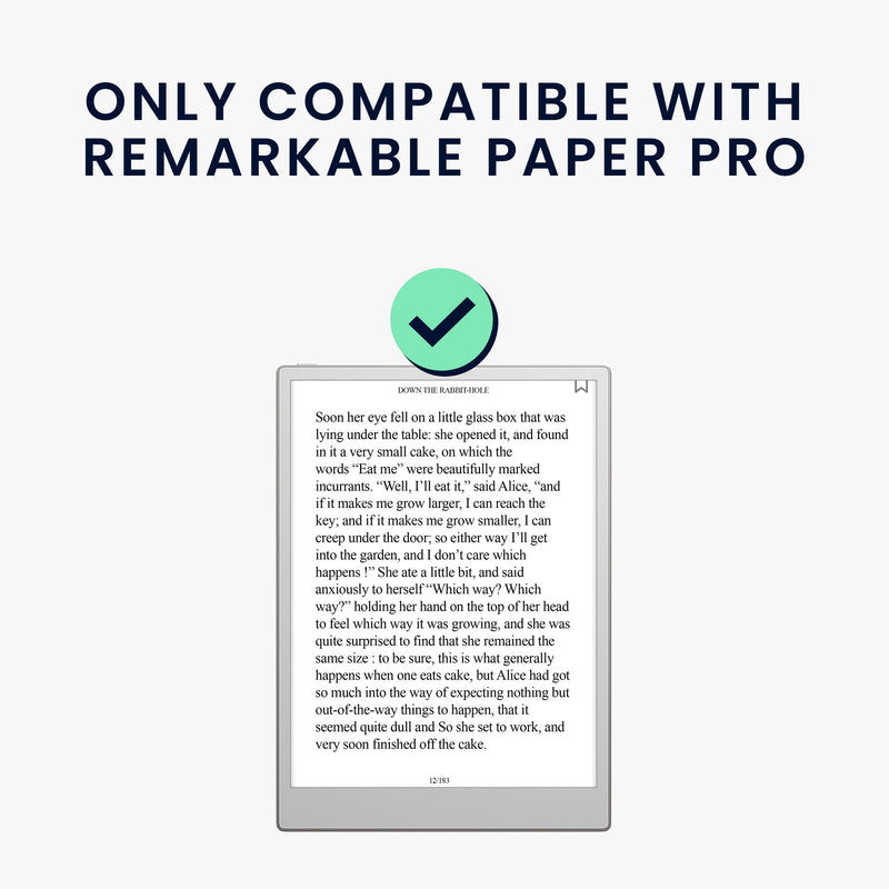 kwmobile Protective Case Compatible with Remarkable Paper Pro Cover Case for Tablet with Stand Function Tablet Cover with Stylus Holder