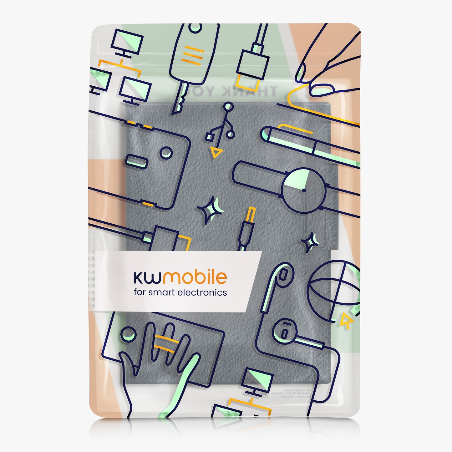 kwmobile Case compatible with Remarkable Paper Pro Case - Magnetic Closure - Cover with integrated pen holder - Bag