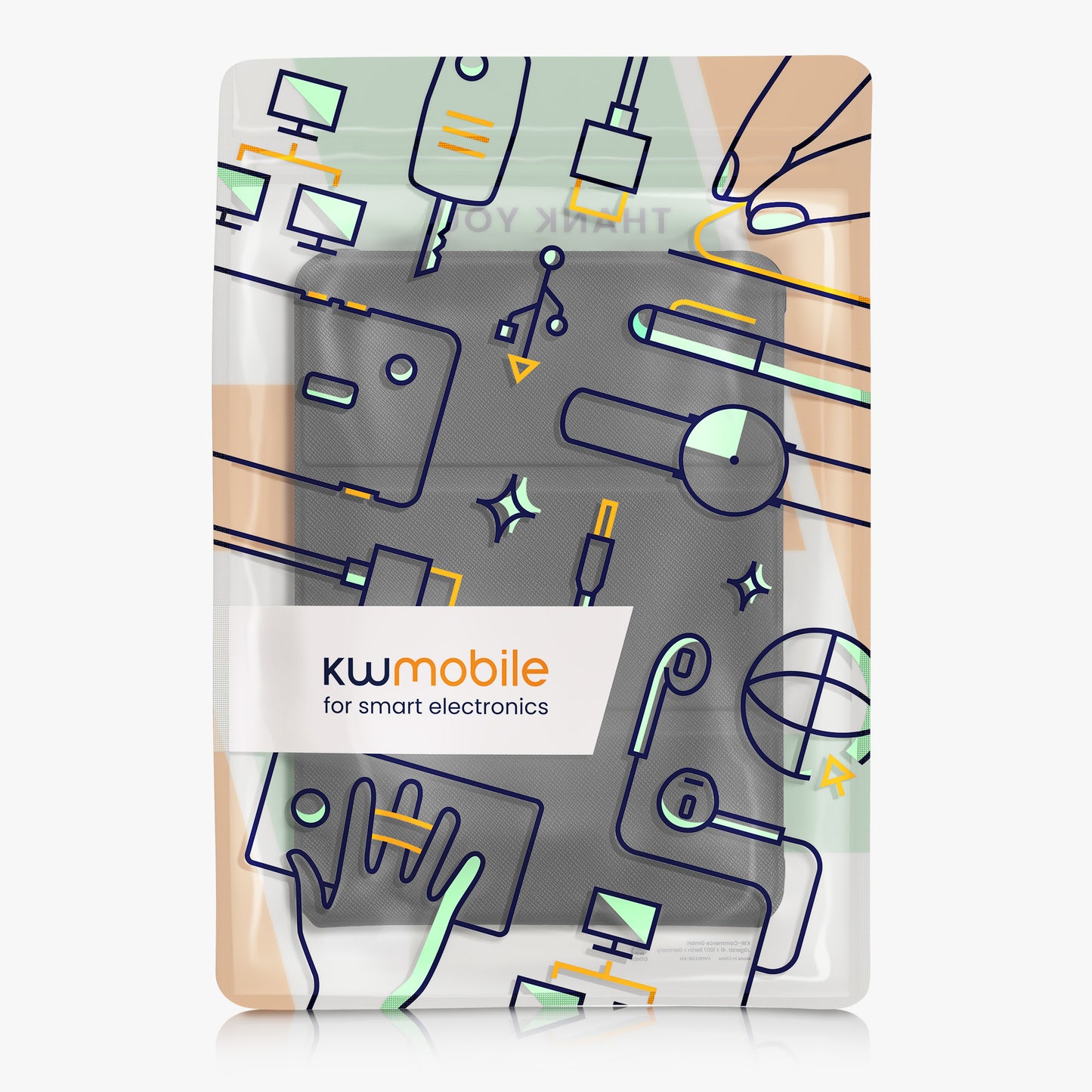 kwmobile Case for Amazon Kindle Paperwhite (2024)/Colorsoft Case - Faux Leather Protective Cover - Magnetic Closure Cover with Stand
