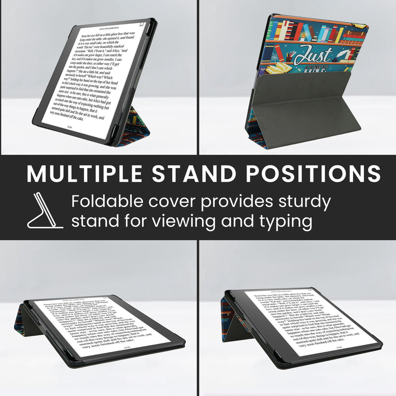 kwmobile E-Reader Protective Case compatible with Amazon Kindle Scribe Cover Case for eReader with Dual Stand and Pen Holder