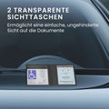 kwmobile Cover for the German Disability Pass - Cover with Slots - Foldable Pass Holder Don't Touch