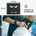 kwmobile Cover for the German Disability Pass - Cover with Slots - Foldable Pass Holder Don't Touch