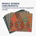 kwmobile Case for the German Disability Pass - Protective Cover - Cover with Compartments - Foldable Pass Holder Mandala Tiles