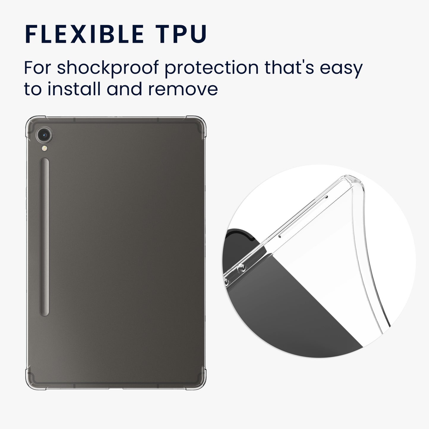 kwmobile Case Compatible with Samsung Galaxy Tab S9 FE Tablet Cover