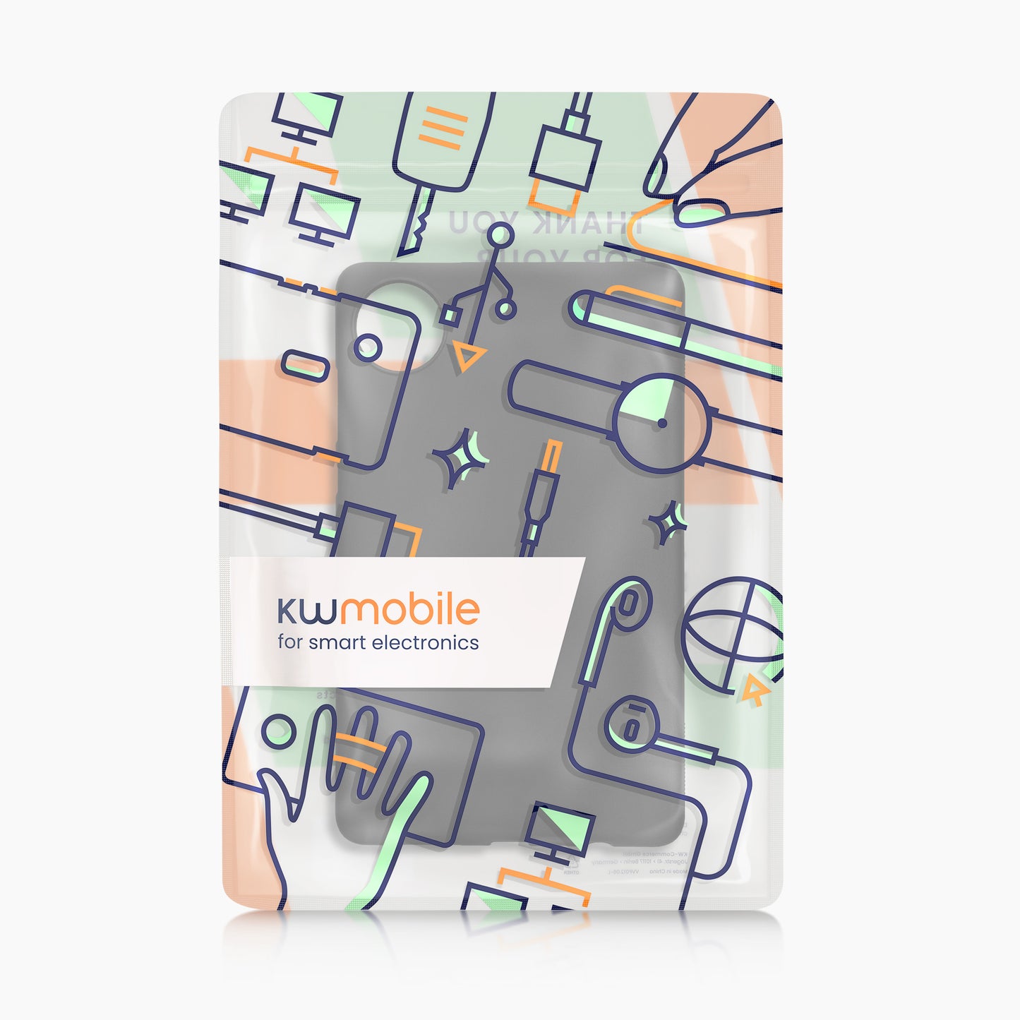 kwmobile Protective Case Compatible with Xiaomi Redmi Pad SE 8.7" - Tablet Cover Case