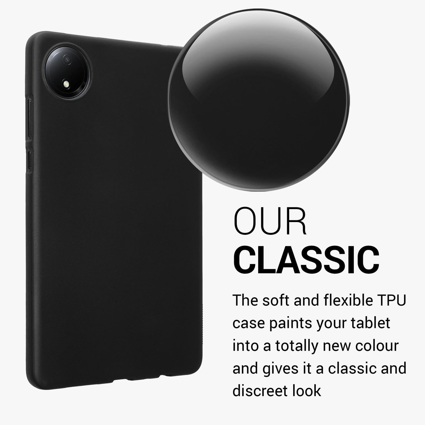 kwmobile Protective Case Compatible with Xiaomi Redmi Pad SE 8.7" - Tablet Cover Case