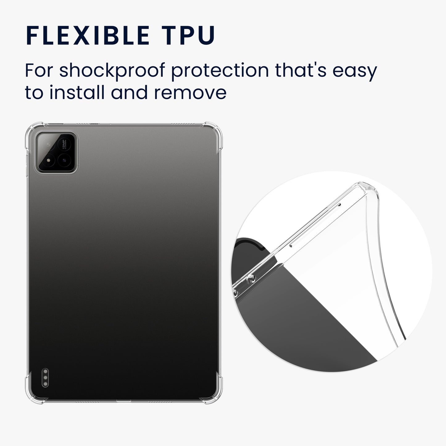 kwmobile Case Compatible with Xiaomi Pad 7 / Pad 7 Pro Cover Tablet Cover