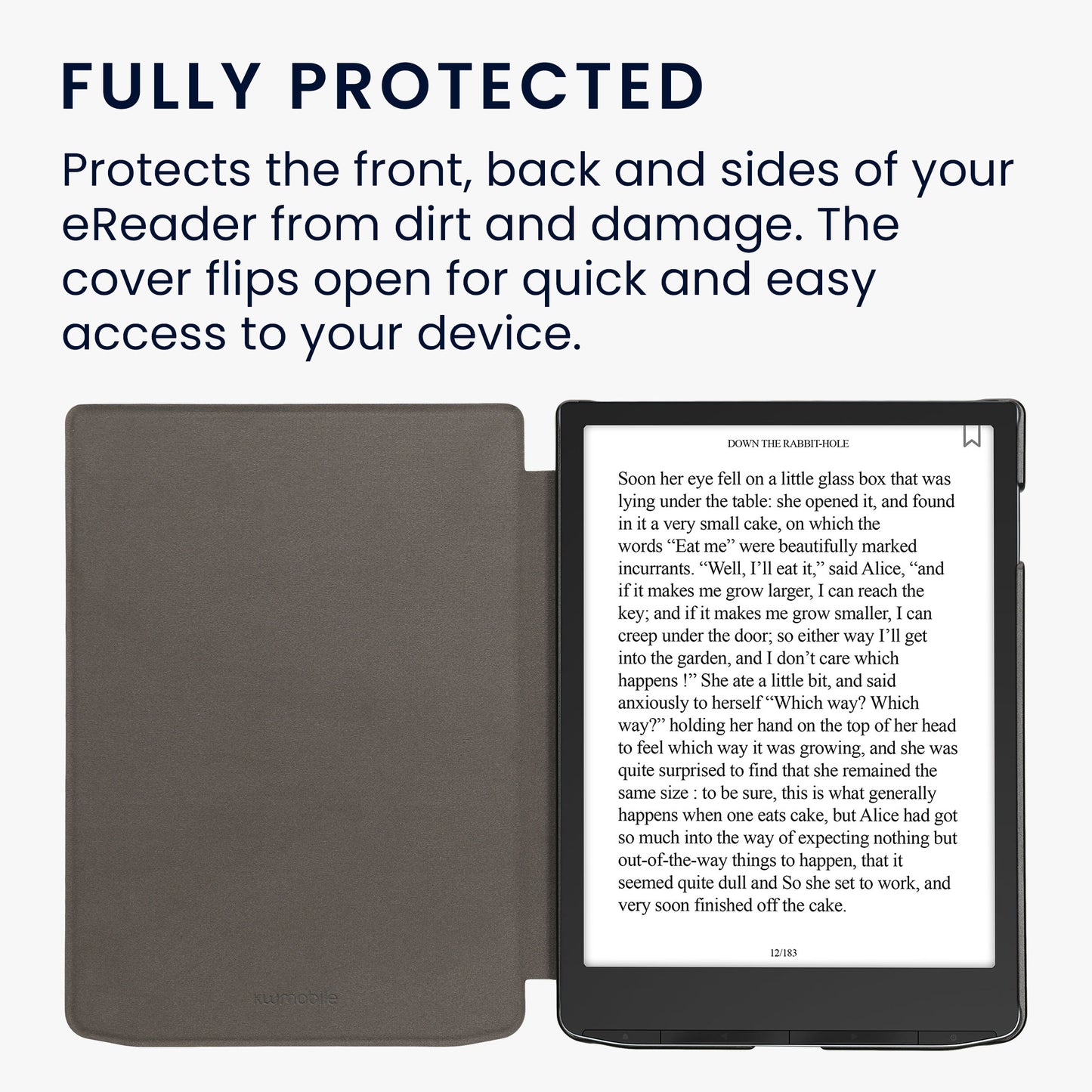 Faux Leather Case compatible with Pocketbook InkPad 4 / Color 3 / Color 2 / Vivlio InkPad 4 / InkPad Color 3