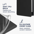 kwmobile E-Reader Protective Case compatible with Amazon Kindle Paperwhite (2024)/Colorsoft Case - Cover with Auto Sleep/Wake Function for E-Reader