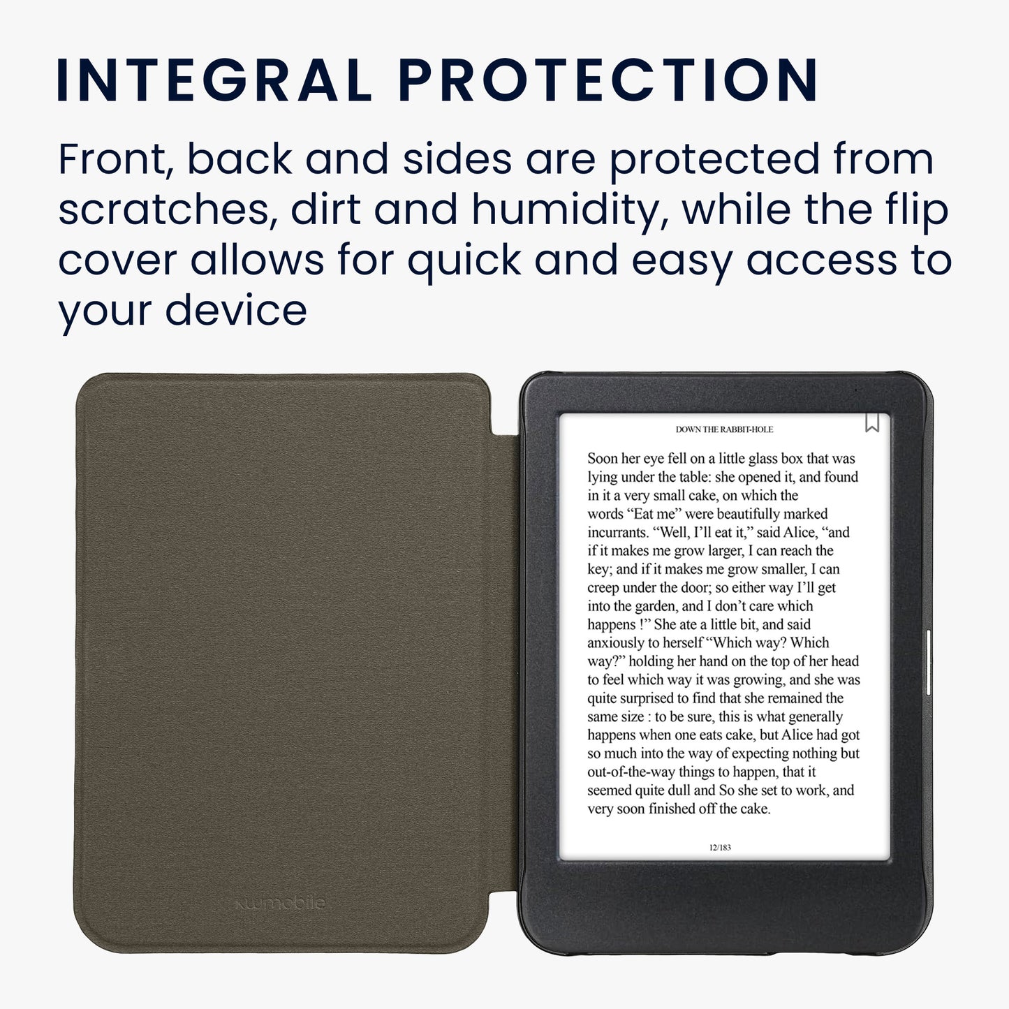 kwmobile Case Compatible with Kobo Clara BW / Clara Colour / Tolino Shine (5) / Shine Color Protective Cover Case