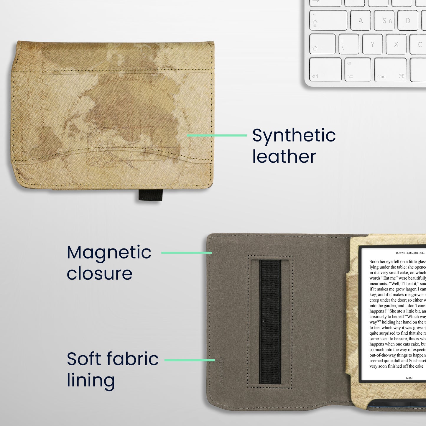 Cover compatible with Pocketbook Verse / Verse Lite / Verse Pro / Color / Vivlio Light/Light HD