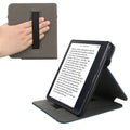 kwmobile Schutzhülle kompatibel mit Kobo Kobo Libra Colour / Tolino Vision Color - Hülle e-Reader mit Schlaufe Ständer - - Petrol Petrol  