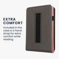 kwmobile Case Compatible with Kobo Clara BW / Clara Colour / Tolino Shine (5) / Shine Color - e-Reader Cover with Loop Stand
