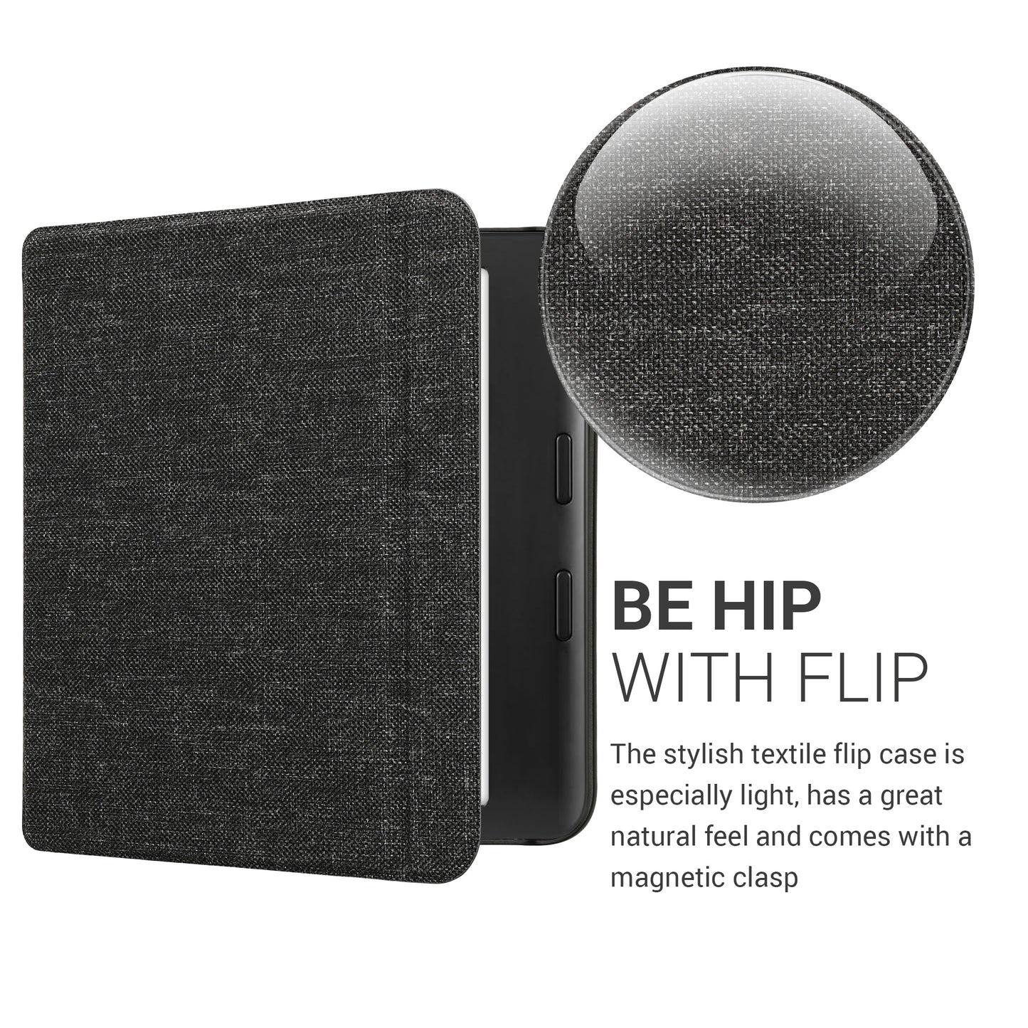 kwmobile Case compatible with Kobo Libra Colour / Tolino Vision Color eReader Protective Cover Case